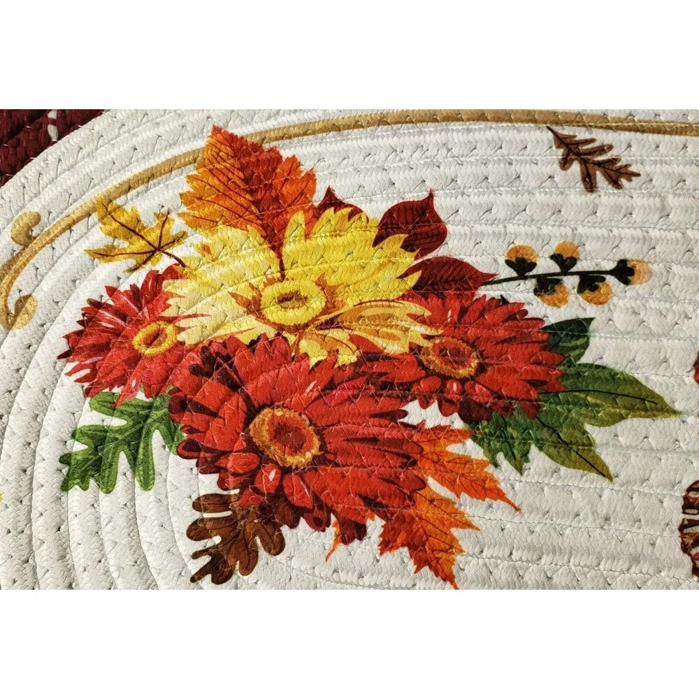 X-Large Oval Braided Kitchen Runner Rug (20